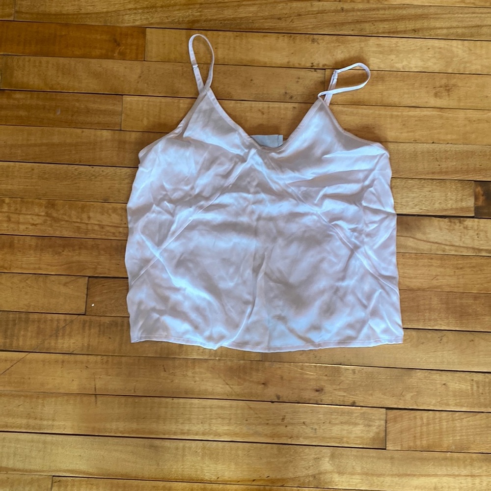 Everlane lavender silk tank